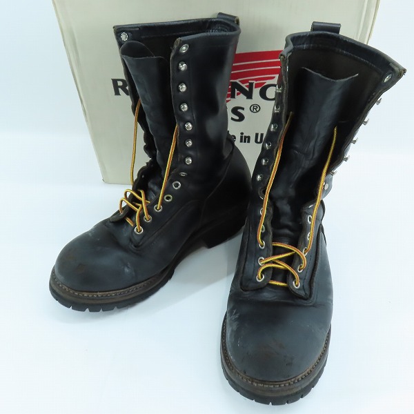 実際に弊社で買取させて頂いたRED WING/レッドウィング ロガーブーツ 2210 PT91 8.5D