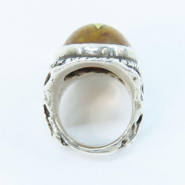 実際に弊社で買取させて頂いたALEX STREETER/アレックスストリーター エンジェルハートリング  アンバー 14号の画像 5枚目