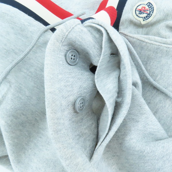 実際に弊社で買取させて頂いた【JPタグ】MONCLER/モンクレール PANTALONE サイドライン スウェットパンツ F10918H70400 XLの画像 7枚目