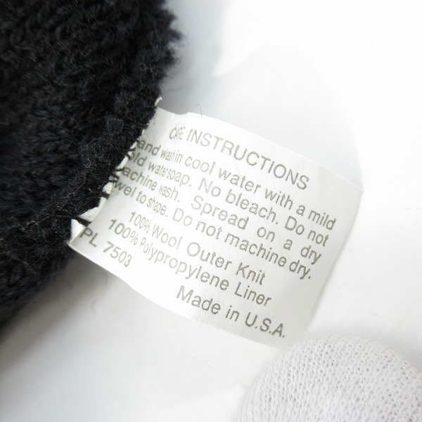 実際に弊社で買取させて頂いたchampion/チャンピオン USA/アメリカ製 ロゴ ニット帽/キャップの画像 3枚目