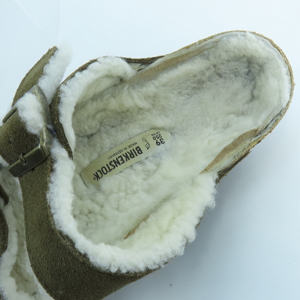 実際に弊社で買取させて頂いたBIRKENSTOCK/ビルケンシュトック ZURICH チューリッヒ ファー サンダル Regular FIT 1012252 25の画像 4枚目