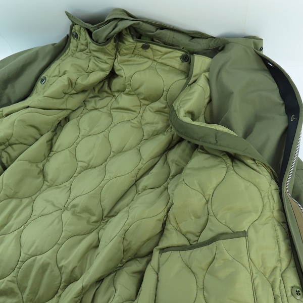 実際に弊社で買取させて頂いたA VONTADE×BEAMS F/アボンタージ×ビームスエフ 別注 M-51 ライナー付 フィッシュテールコート/Mの画像 7枚目