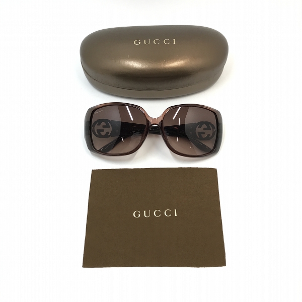実際に弊社で買取させて頂いたGUCCI/グッチ サングラス/アイウェア インターロッキングG GG3520の画像 9枚目