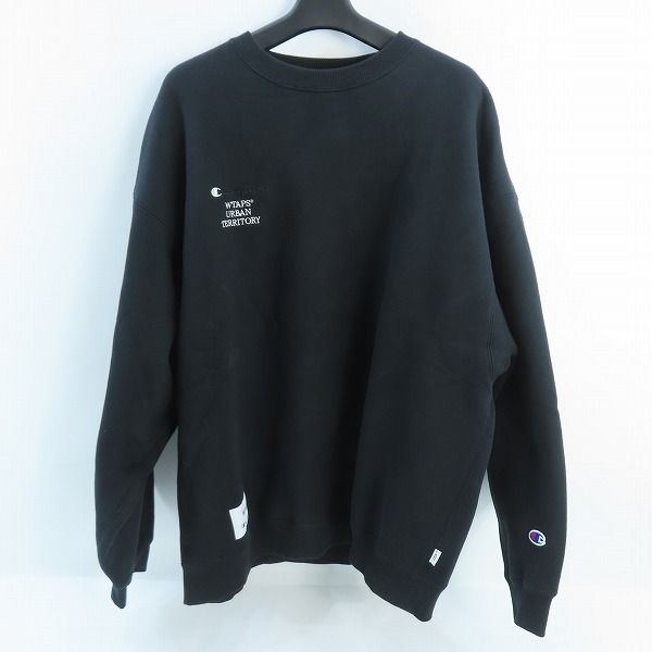 実際に弊社で買取させて頂いたWTAPS ×Champion/ダブルタップス×チャンピオン クルーネック スウェットシャツ C8-X016/XL
