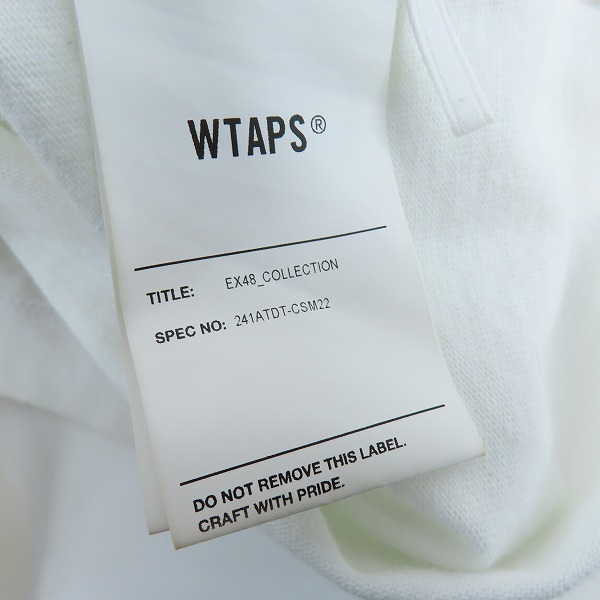 実際に弊社で買取させて頂いたWTAPS/ダブルタップス 24ss SIGN SS / COTTON. TSSC Tシャツ/241ATDT-CSM22/03の画像 3枚目