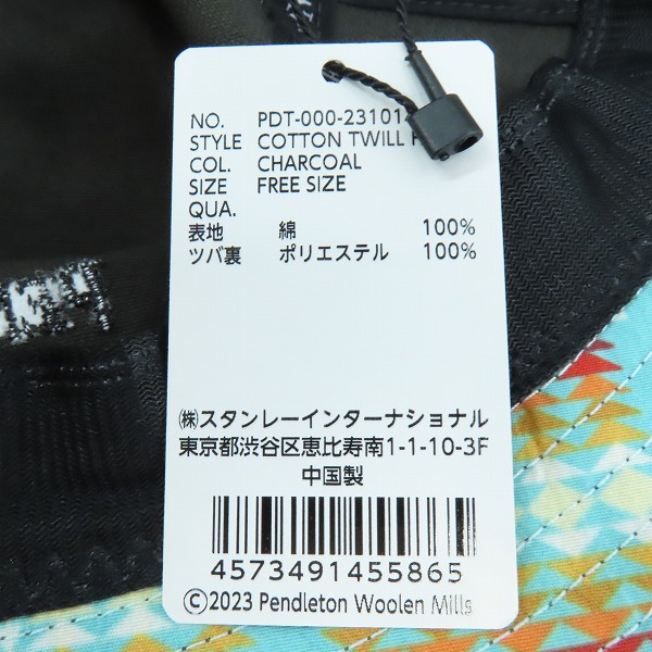 実際に弊社で買取させて頂いた【未使用】PENDLETON/ペンドルトン メッシュ バケットハット 2点セットの画像 9枚目