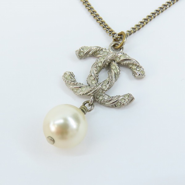 実際に弊社で買取させて頂いた【ジャンク】 CHANEL/シャネル ココマーク スイングパール ネックレス