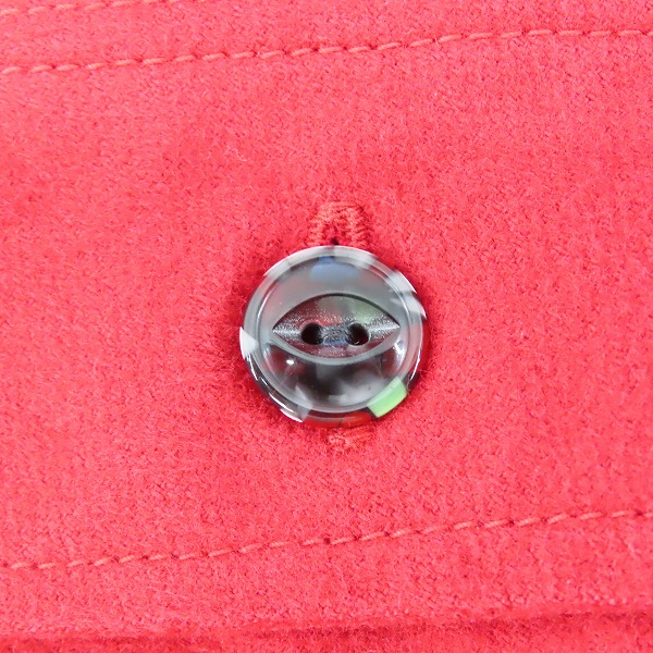 実際に弊社で買取させて頂いた【未使用】 SUGAR CANE/シュガーケーン F.ROMANCE 9.5oz HEAVY TWILL with MARBLE BUTTON/ワークシャツ レッド SC28753/Mの画像 6枚目