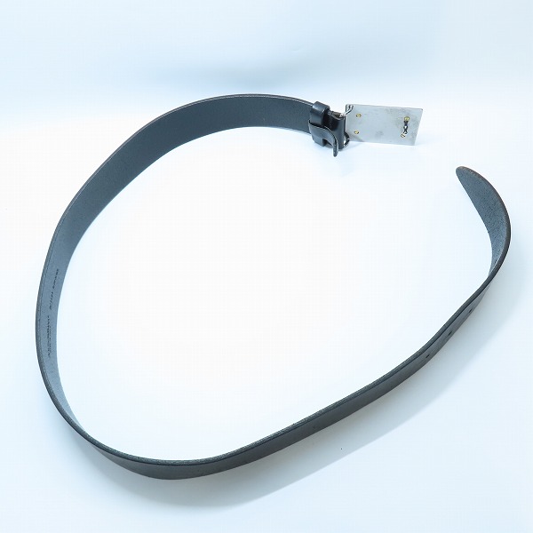 実際に弊社で買取させて頂いたDOLCE&GABBANA/ドルチェアンドガッバーナ/ドルガバ BC2605 プレートバックル ベルト/34の画像 7枚目