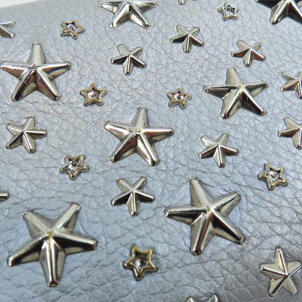 実際に弊社で買取させて頂いたJIMMY CHOO/ジミーチュウ ラウンドファスナー 長財布の画像 6枚目