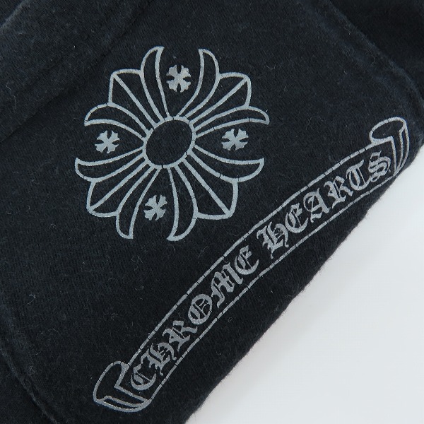 実際に弊社で買取させて頂いた【JPタグ】CHROME HEARTS/クロムハーツ バッククロスプリント Tシャツ/Mの画像 7枚目