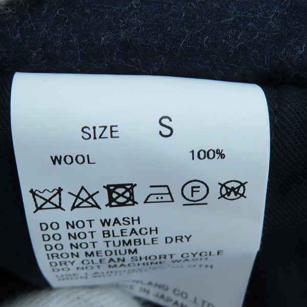 実際に弊社で買取させて頂いたTOMORROWLAND/トゥモローランド utility ウールフランネル ノープリーツイージースラックス 61-04-15-04502/Sの画像 5枚目