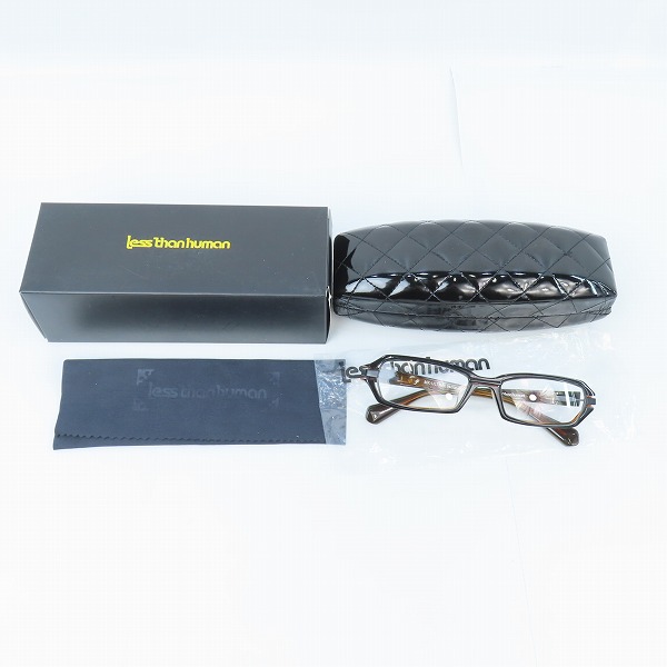 実際に弊社で買取させて頂いたLess than human/レスザンヒューマン MK-ULTRA  メガネフレーム アイウェア 　の画像 9枚目