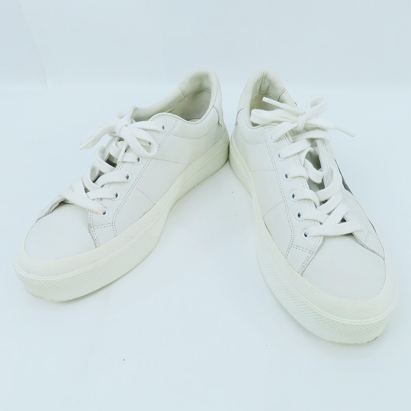 実際に弊社で買取させて頂いたGIVENCHY/ジバンシィ CITY COURT 4Gロゴプレート レザーレースアップスニーカー  BH005VH13P116/39