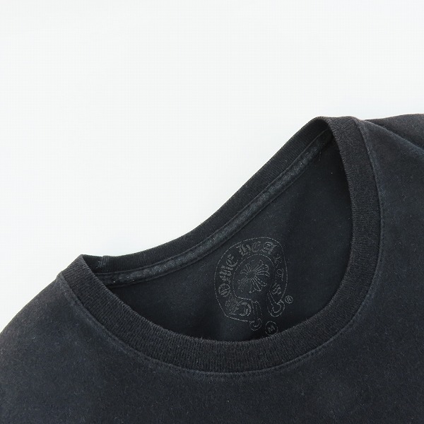 実際に弊社で買取させて頂いた【JPタグ】CHROME HEARTS/クロムハーツ バッククロスプリント Tシャツ/Mの画像 5枚目