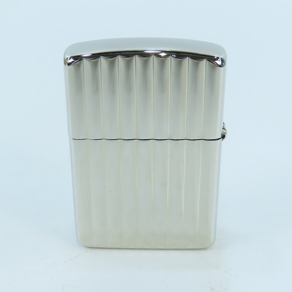 実際に弊社で買取させて頂いたZIPPO/ジッポー PURITY 999.9 スターリングシルバープレート付 Armor/アーマーケース 2005年製の画像 1枚目