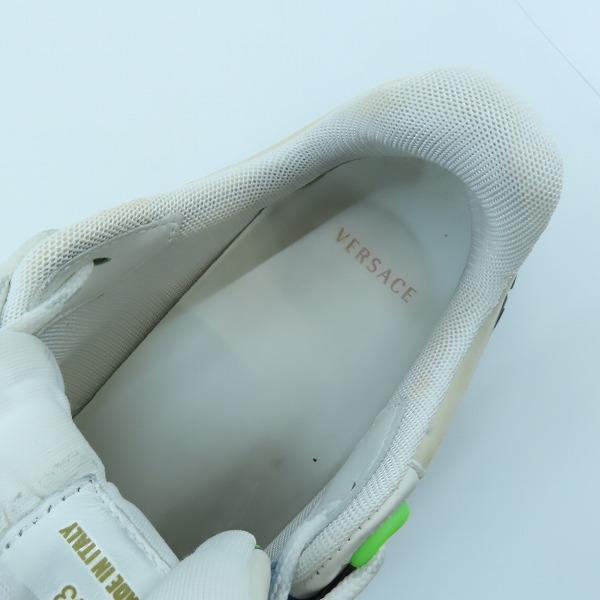 実際に弊社で買取させて頂いたversace/ヴェルサーチ sky+multiCOLOR スニーカー/43の画像 4枚目