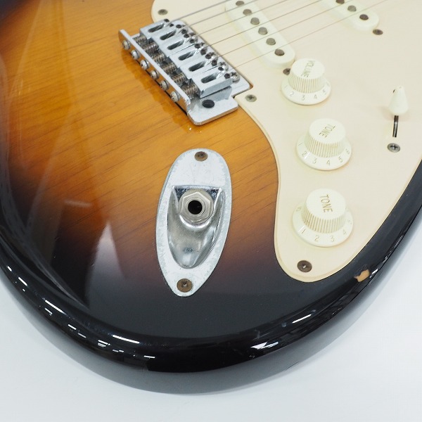 実際に弊社で買取させて頂いた★Squier by Fender/スクワイヤー Strat/ストラトキャスター エレキギター ソフトケース付の画像 6枚目