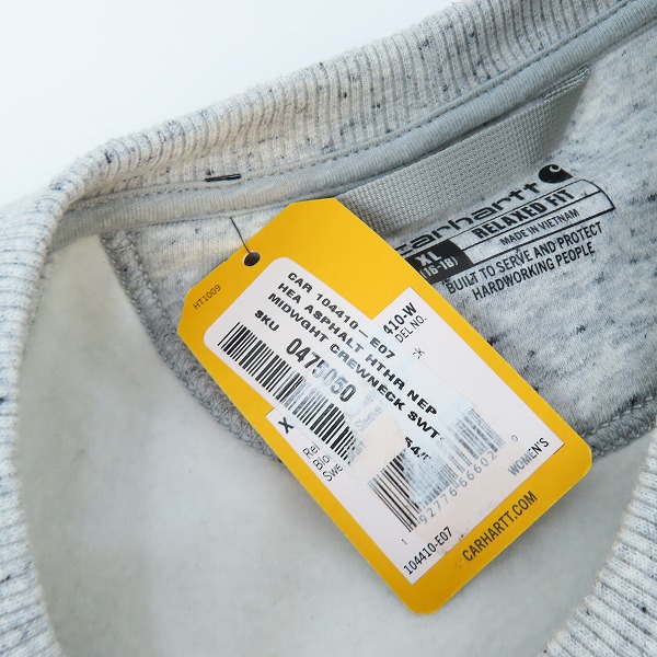 実際に弊社で買取させて頂いた【未使用】 Carhartt/カーハート RELAXED FIT スウェットトレーナー/XLの画像 6枚目