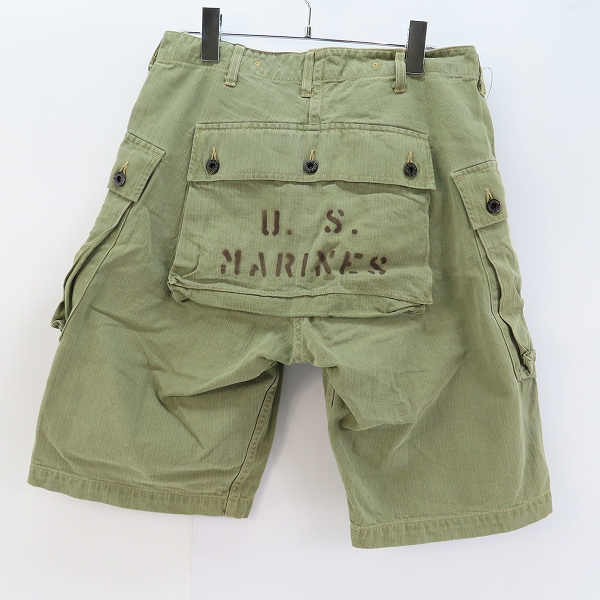 実際に弊社で買取させて頂いたBUZZ RICKSON'S/バズリクソンズUSMC M44 HBT SHORTS ハーフパンツ BR50548/32/Mの画像 1枚目