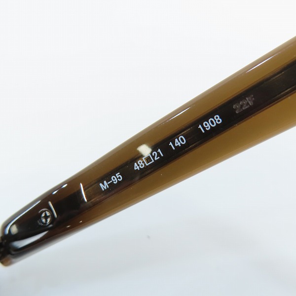 実際に弊社で買取させて頂いた999.9/フォーナインズ 跳上げ式 メガネフレーム M-95の画像 5枚目