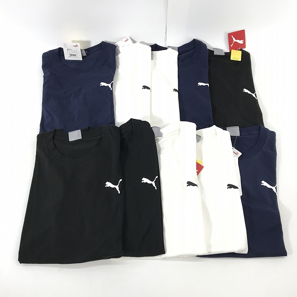 実際に弊社で買取させて頂いた【おまとめ/未使用】PUMA/プーマ  ロゴプリント カットソー/Tシャツ