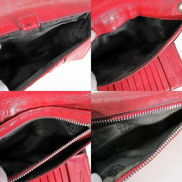 実際に弊社で買取させて頂いた【インボイス原本】CHROME HEARTS/クロムハーツ WAVE/ウェーブウォレット クロスボタン/長財布の画像 7枚目