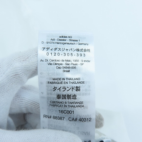 実際に弊社で買取させて頂いたY3/ワイスリー adidas/アディダス×Yohji Yamamoto/ヨウジヤマモト M REG SS TEE ロゴTシャツ JD9829/Mの画像 5枚目