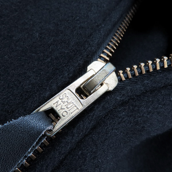 実際に弊社で買取させて頂いたSchott Bros/ショット ブロス メルトン ウール ライダース/Pコート ワンスター 7068/30の画像 7枚目