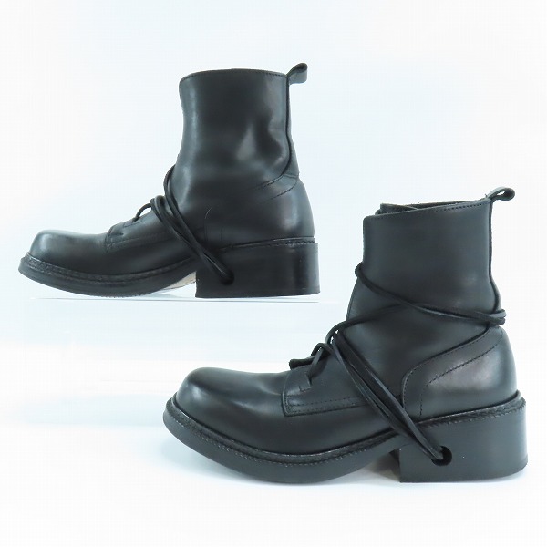 実際に弊社で買取させて頂いたDIRK BIKKEMBERGS/ダークビッケンバーグ レザーワイヤーブーツ 609 F 78/41の画像 3枚目