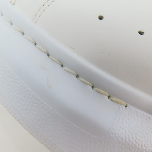 実際に弊社で買取させて頂いたAlexander McQueen/アレキサンダーマックイーン レザーオーバーサイズドスニーカー スニーカー ホワイト 553770/38Eの画像 7枚目