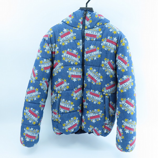 実際に弊社で買取させて頂いたHYSTERIC GLAMOUR/ヒステリックグラマー SUPER HYSTERIC柄 デニムフーデッドジャケット 02203AB06 /L