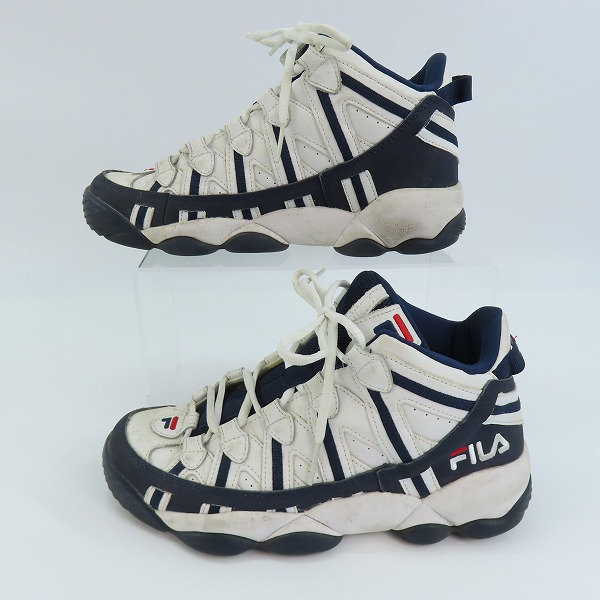 実際に弊社で買取させて頂いたFILA/フィラ SPAGHETTI JERRY STACKHOUSE MSS18026-001 ハイカット スニーカー 26.5の画像 3枚目