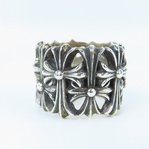 実際に弊社で買取させて頂いたCHROME HEARTS/クロムハーツ CEMETERY RING/セメタリークロス リング/21.5-23号の画像 2枚目