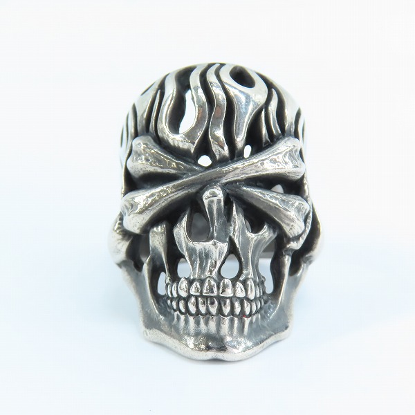 実際に弊社で買取させて頂いたGucho/ガッチョ Pyromaniac パイロマニアック クロスボーン リング/20号-21号の画像 1枚目