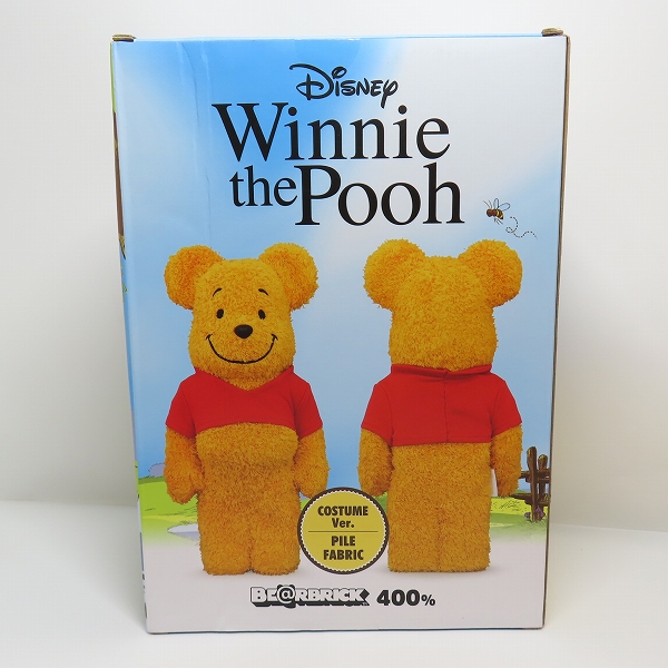 実際に弊社で買取させて頂いたMEDICOM TOY/メディコムトイ BE@RBRICK/ベアブリック Disney/ディズニー Winnie the Pooh COSTUME 400％ くまのプーさんの画像 7枚目