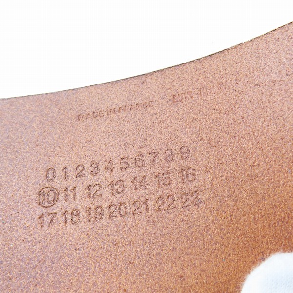 実際に弊社で買取させて頂いたMartin Margiela/マルタンマルジェラ 初期 レザーブレス バングルの画像 6枚目