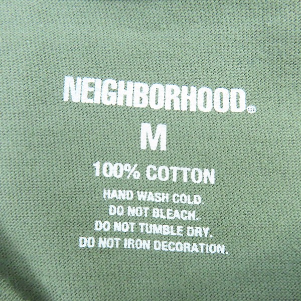 実際に弊社で買取させて頂いたNEIGHBORHOOD/ネイバーフッド 24aw ラバープリントTシャツ NH. TEE LS-17/Mの画像 2枚目
