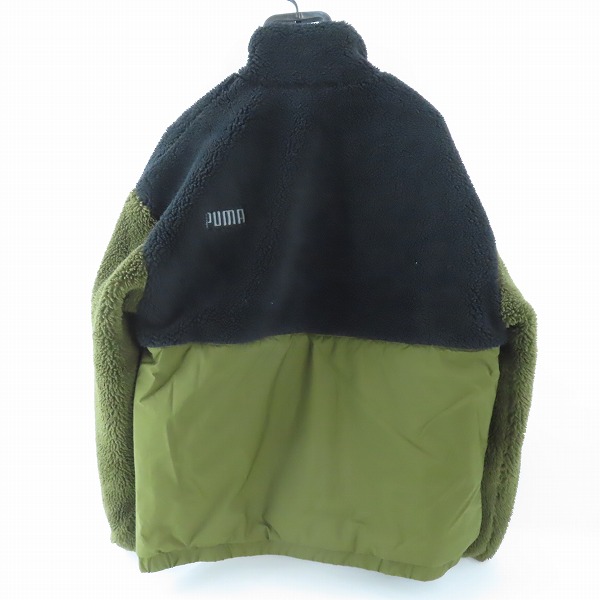 実際に弊社で買取させて頂いた【未使用】puma/プーマ シェルパ ハイブリッド ジャケット 672429-62 /オリーブ/XXLの画像 1枚目