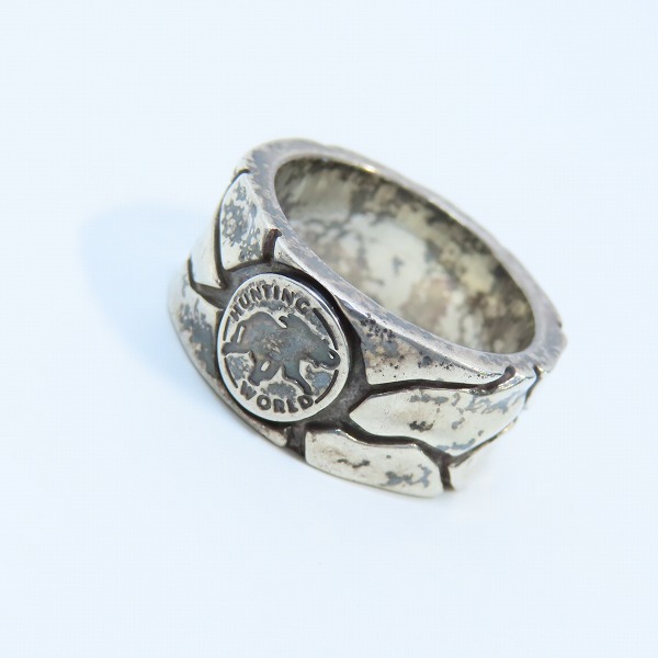 実際に弊社で買取させて頂いたHUNTING WORLD/ハンティングワールド シルバー リング 18-19号