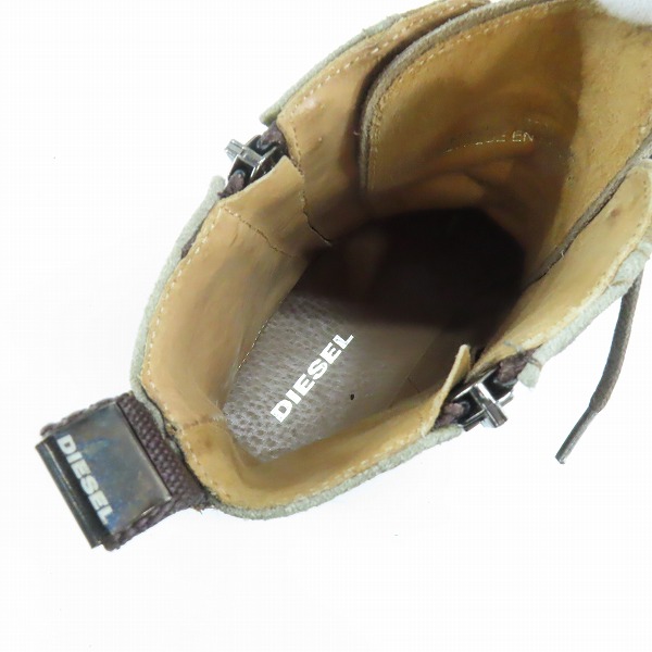 実際に弊社で買取させて頂いたDIESEL/ディーゼル スエードブーツ/41の画像 4枚目