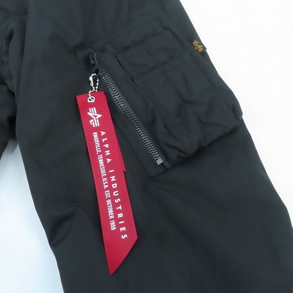実際に弊社で買取させて頂いたALPHA INDUSTRIES/アルファインダストリーズ MA-1 フライトジャケット TA1450-001/Lの画像 5枚目