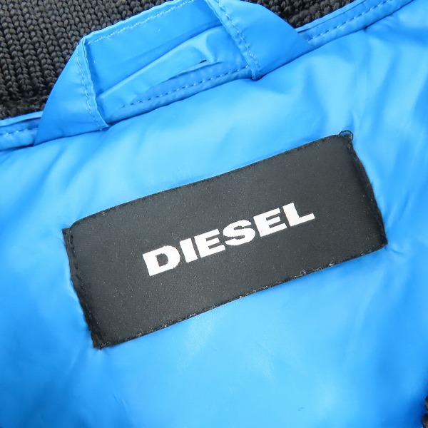 実際に弊社で買取させて頂いたDIESEL/ディーゼル ロゴ キルティング 中綿ジャケット/Mの画像 2枚目
