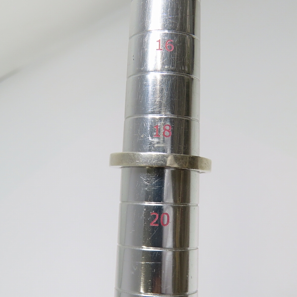 実際に弊社で買取させて頂いたCHROME HEARTS/クロムハーツ 3mm スペーサーリング プレーン 19号の画像 7枚目