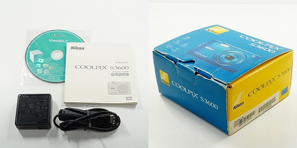 実際に弊社で買取させて頂いたNikon/ニコン COOLPIX S3600 クールピクス コンパクトデジタルカメラ 動作未確認の画像 9枚目