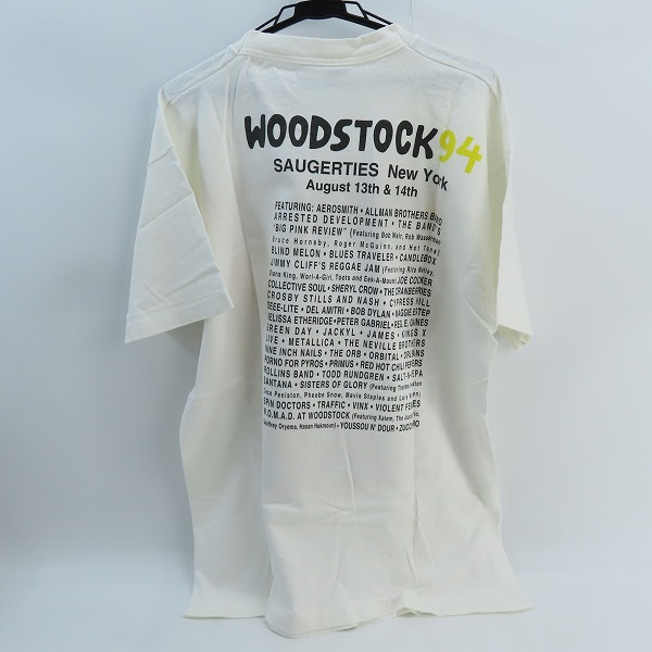 実際に弊社で買取させて頂いたWOODSTOCK/ウッドストック 94 90s ヴィンテージシャツ XLの画像 1枚目