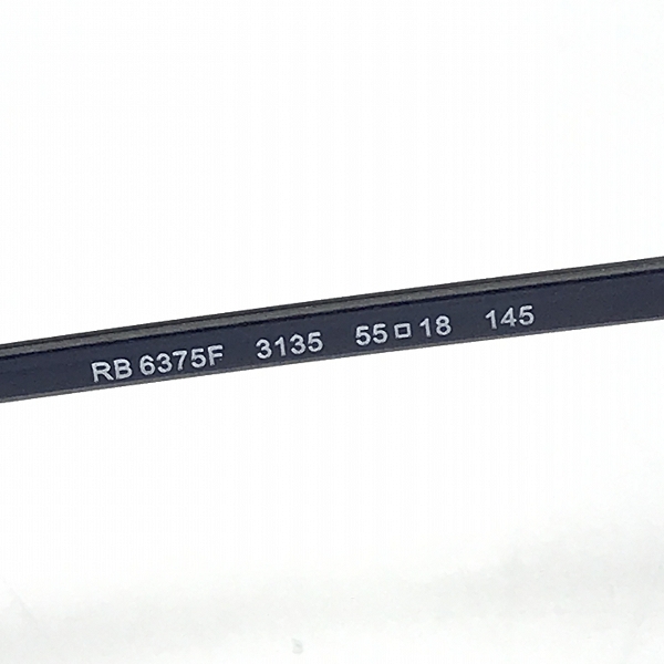 実際に弊社で買取させて頂いたRAY BAN/レイバン 眼鏡/アイウェア RB6375F 3135の画像 5枚目