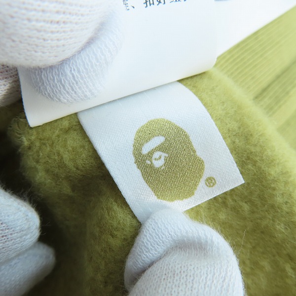 実際に弊社で買取させて頂いた【未使用】A BATHING APE/アベイシングエイプ GIANT ABC CAMO FULL ZIP HOODIE サルカモ柄 ジップパーカー 1G70115019/2XLの画像 4枚目