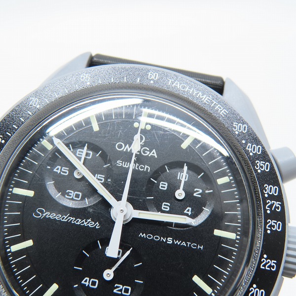 実際に弊社で買取させて頂いた【保証期間内】OMEGA × Swatch/オメガ×スウォッチ MoonSwatch Mission to the Moon SO33M100の画像 4枚目