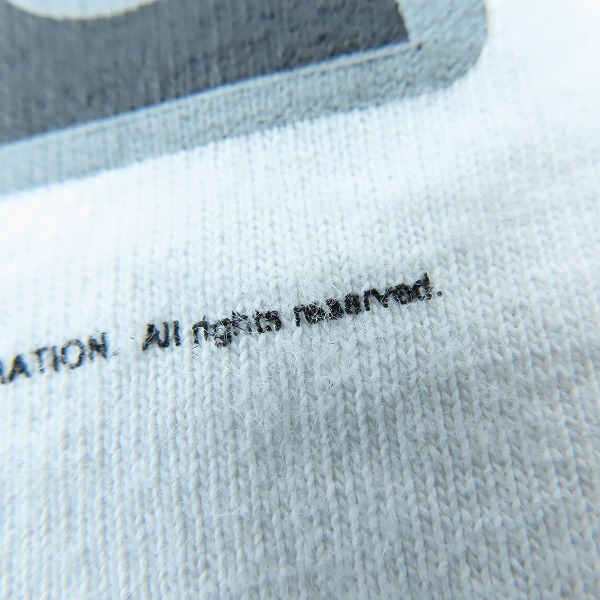 実際に弊社で買取させて頂いたBE@RBRICK×A BATHING APE/ベアブリック×アベイシングエイプ プリントカットソー/Tシャツ ホワイト Lの画像 7枚目